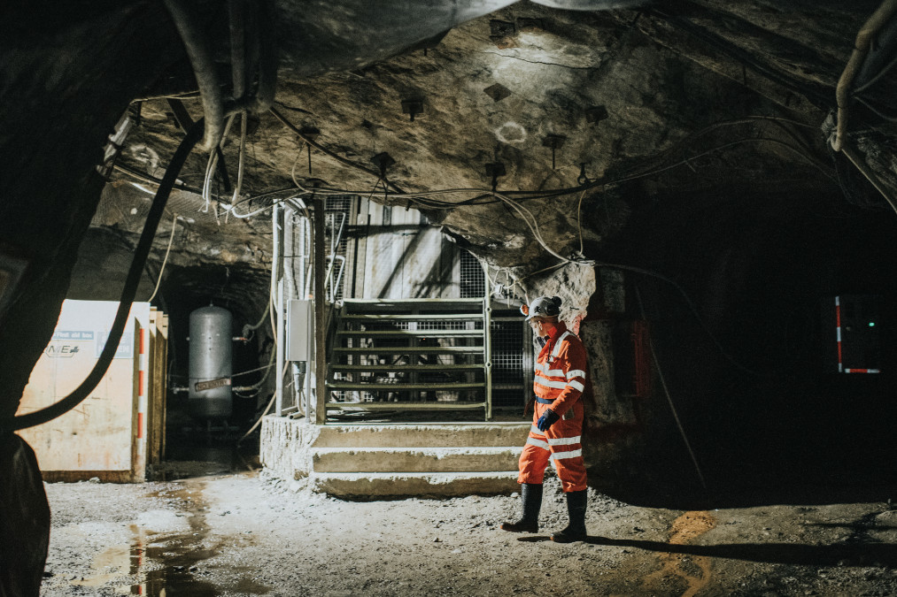 An underground mine